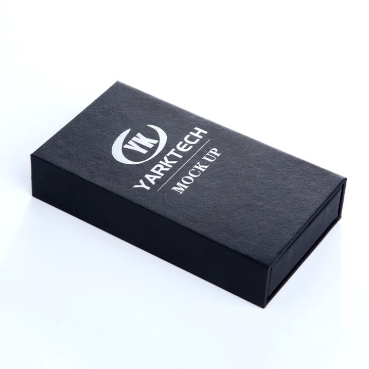 Caja de embalaje de embalaje Kraft negro