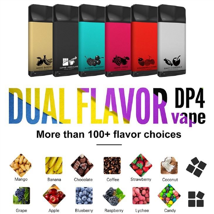 Bolígrafo Vape Desechable Sabores Duales