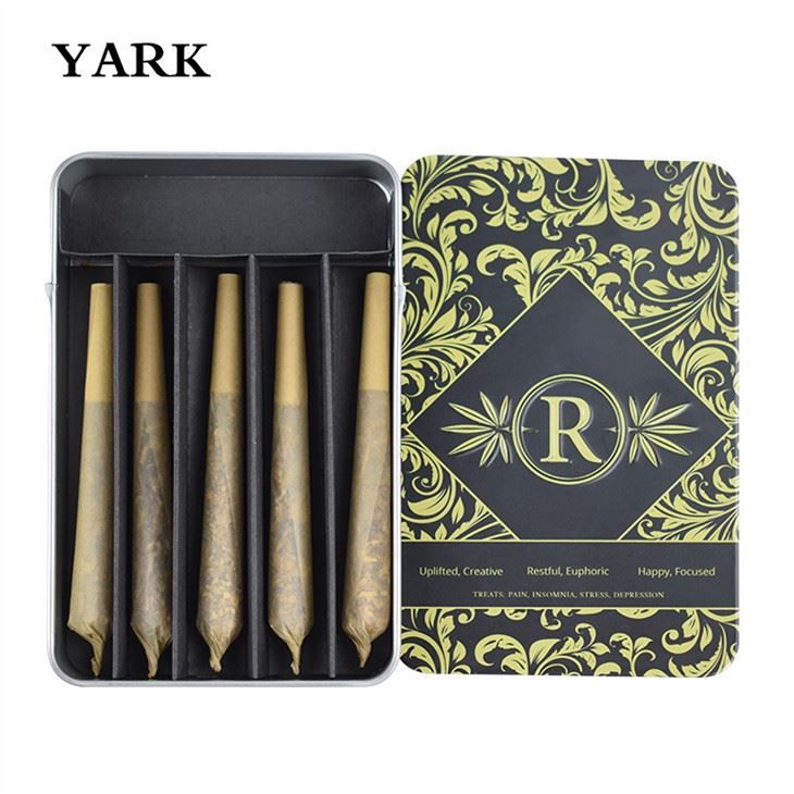 Estuche de hojalata de metal CR Pre Rolls
