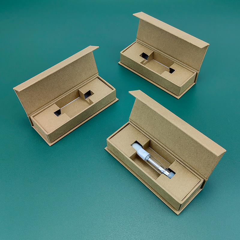 Caja de Kraft de embalaje magnético de cartucho de 1 ml